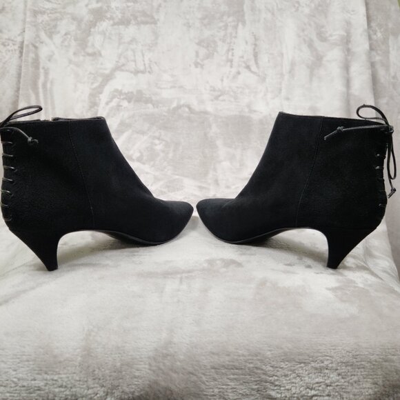 GRIGIARANCIO Suede Booties Black Made in Italy Size EU 39 - Picture 4 of 11